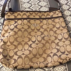 Brown Coach crossbody